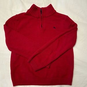 Boys Red Cotton Sweater Size M
